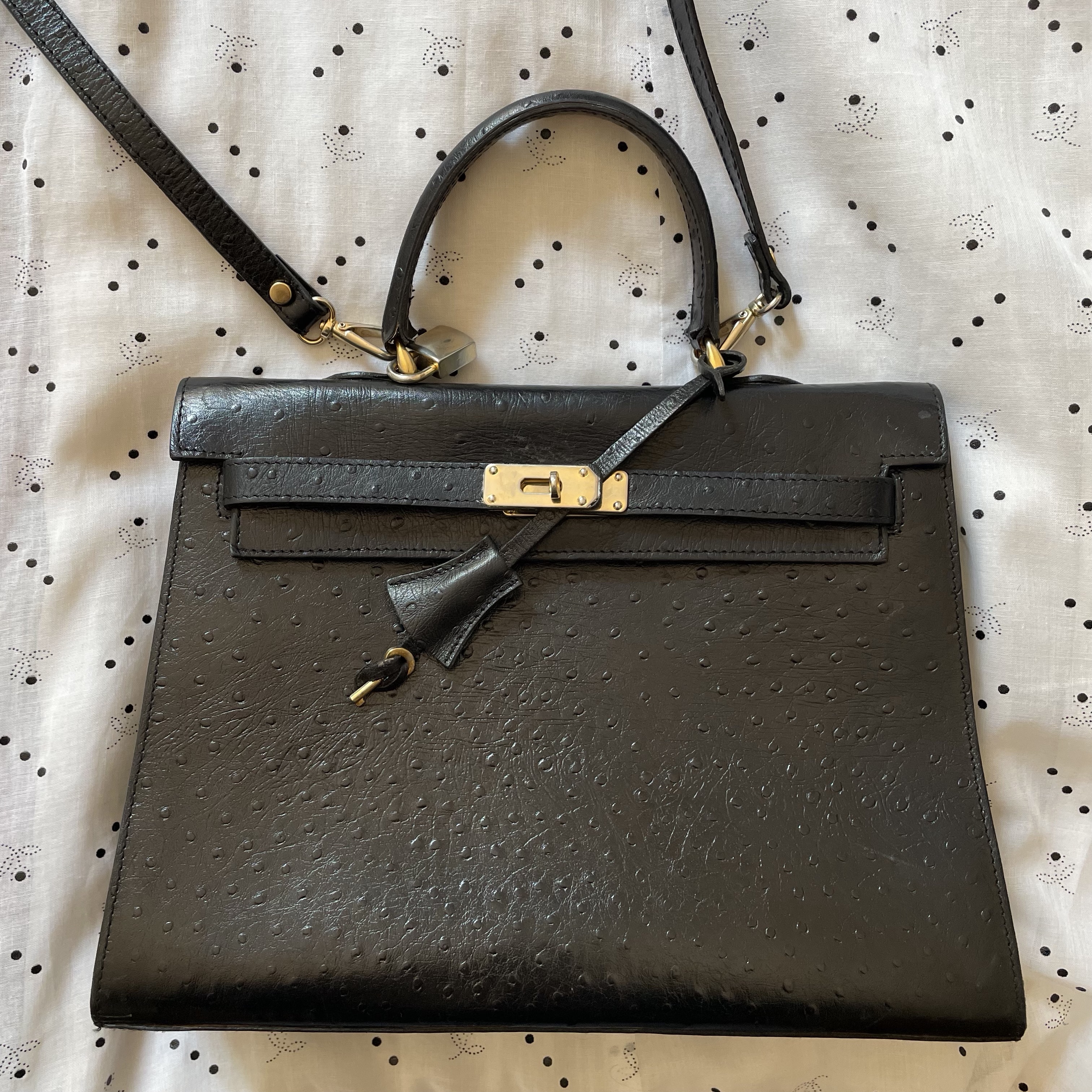 The Staton Ostrich Bag