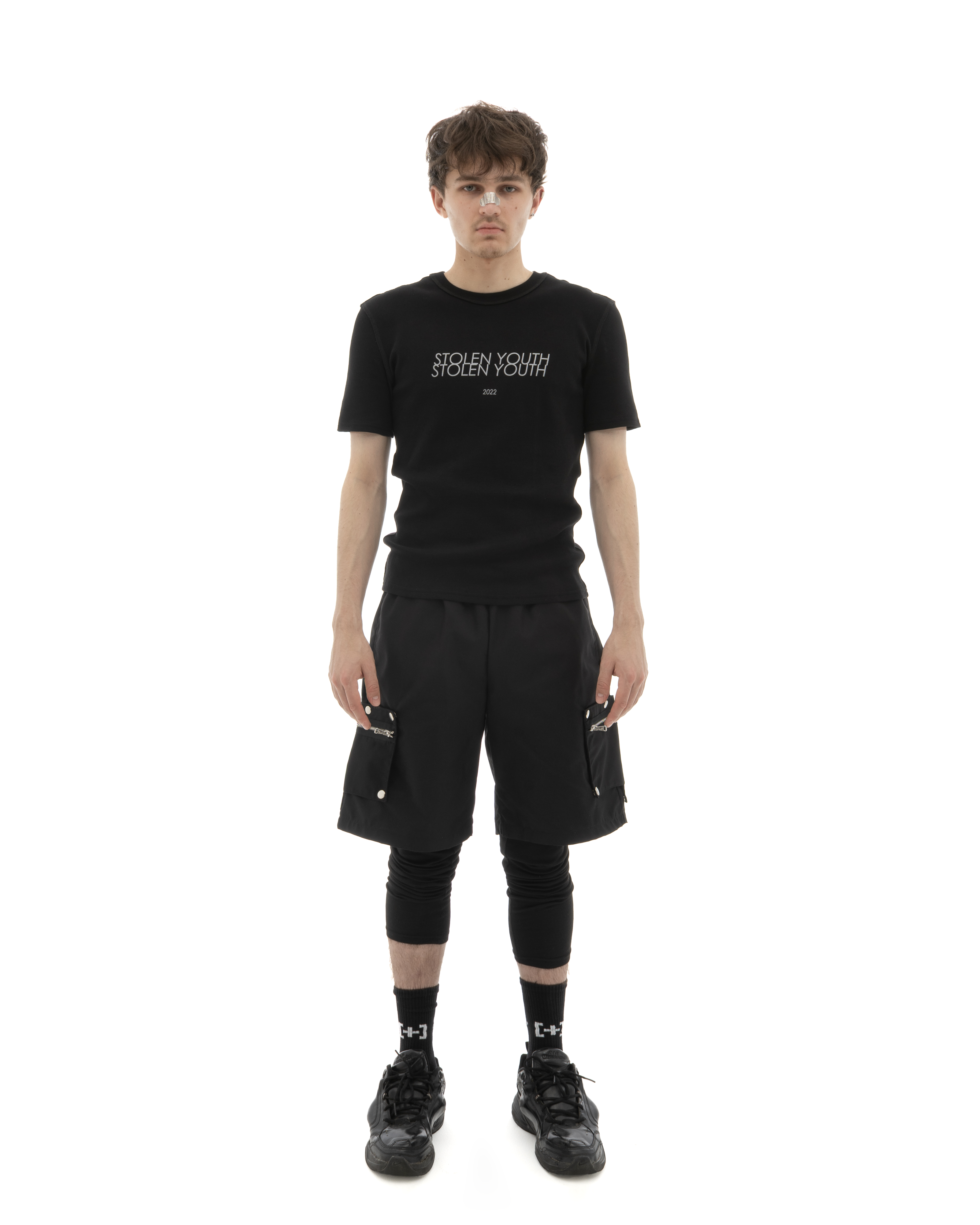 °Button/ — cargo shorts