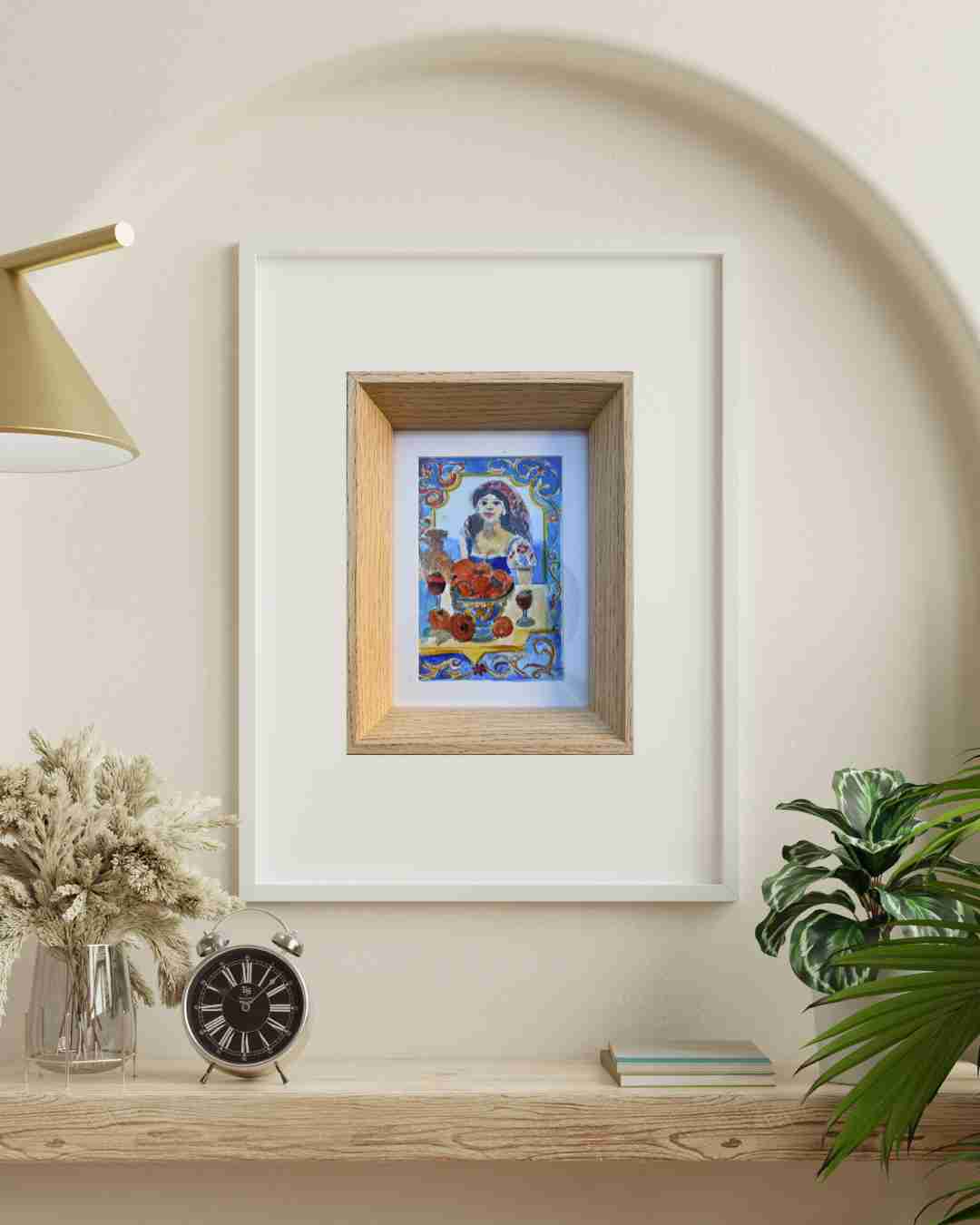 Sizilianerin Aquarell