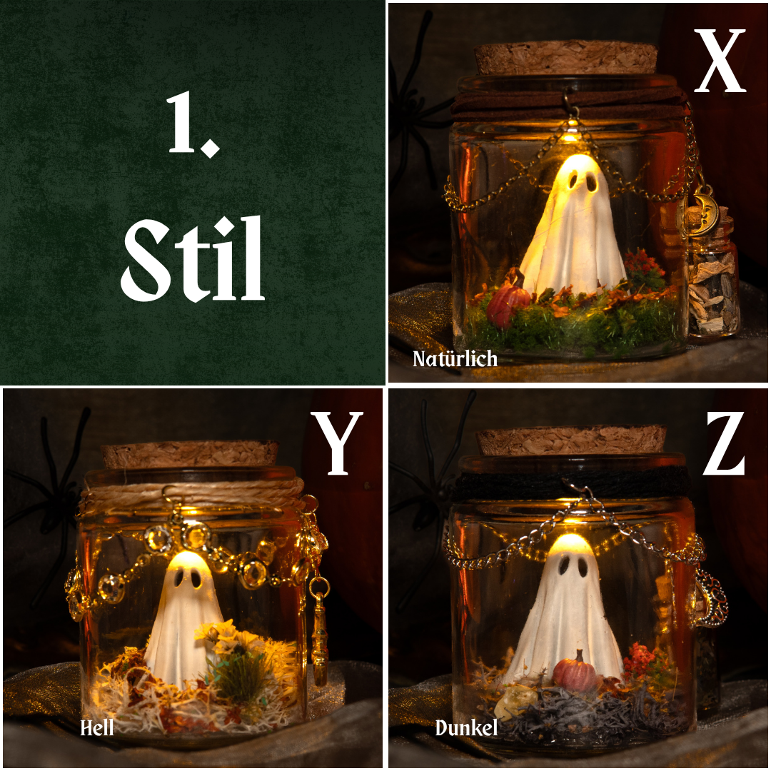 Korkenglas klein Geist Summerween