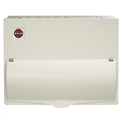 Wylex 16-Module 8-Way Populated Dual RCD Consumer Unit