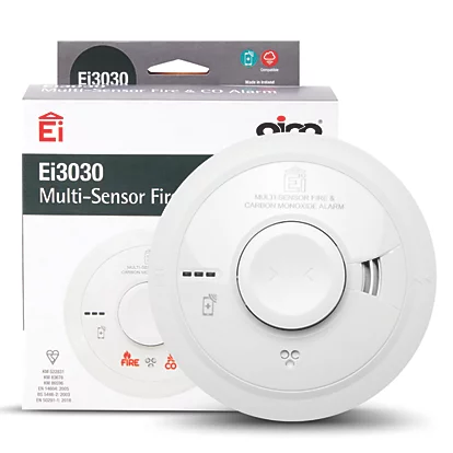 Aico Ei3030 Mains Interlinked Multi-Sensor Fire & Carbon Monoxide Alarm