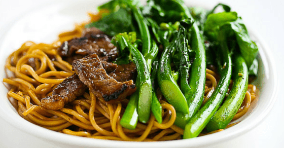 Beef and Vegetable Noodle Bowl