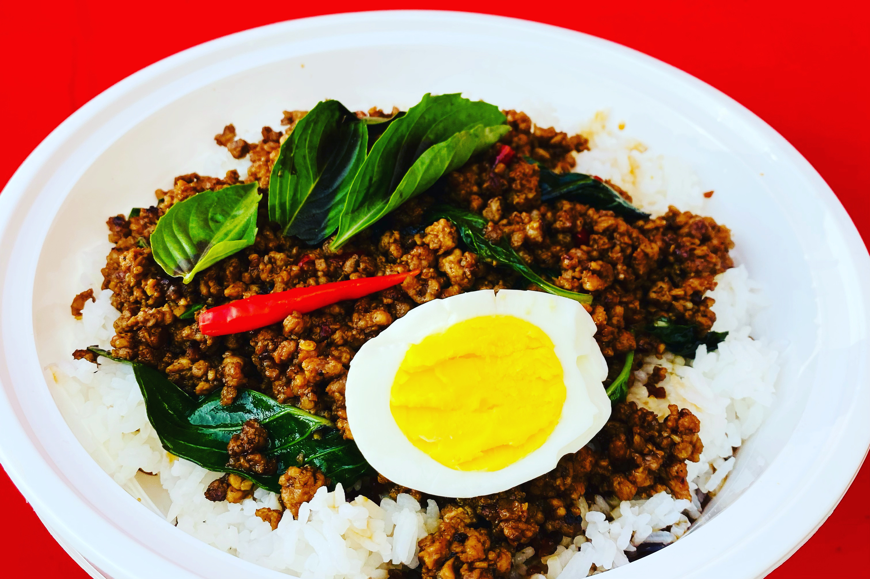 Thai Basil Minced Pork Rice