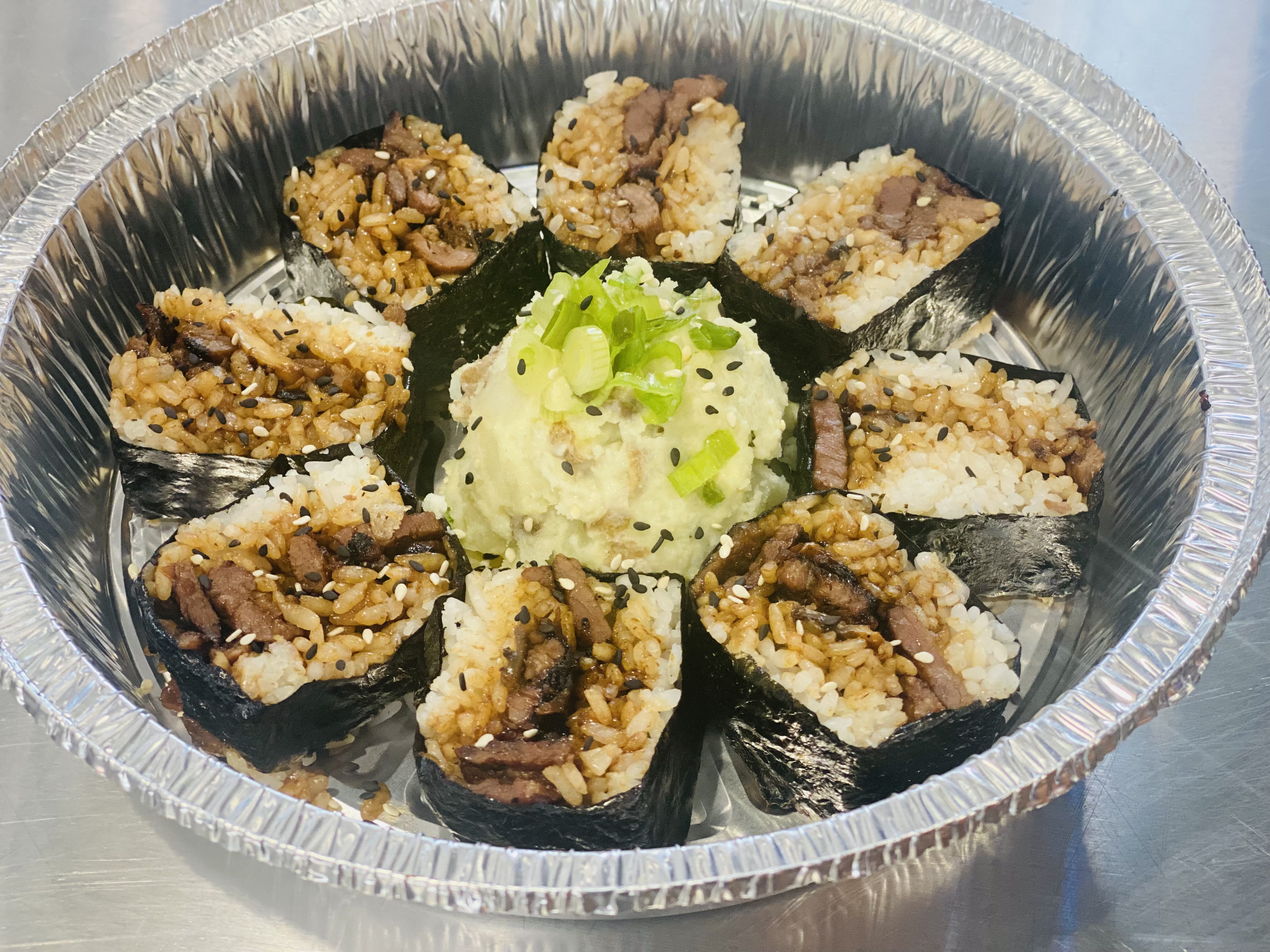 Grilled Beef Sushi Rolls