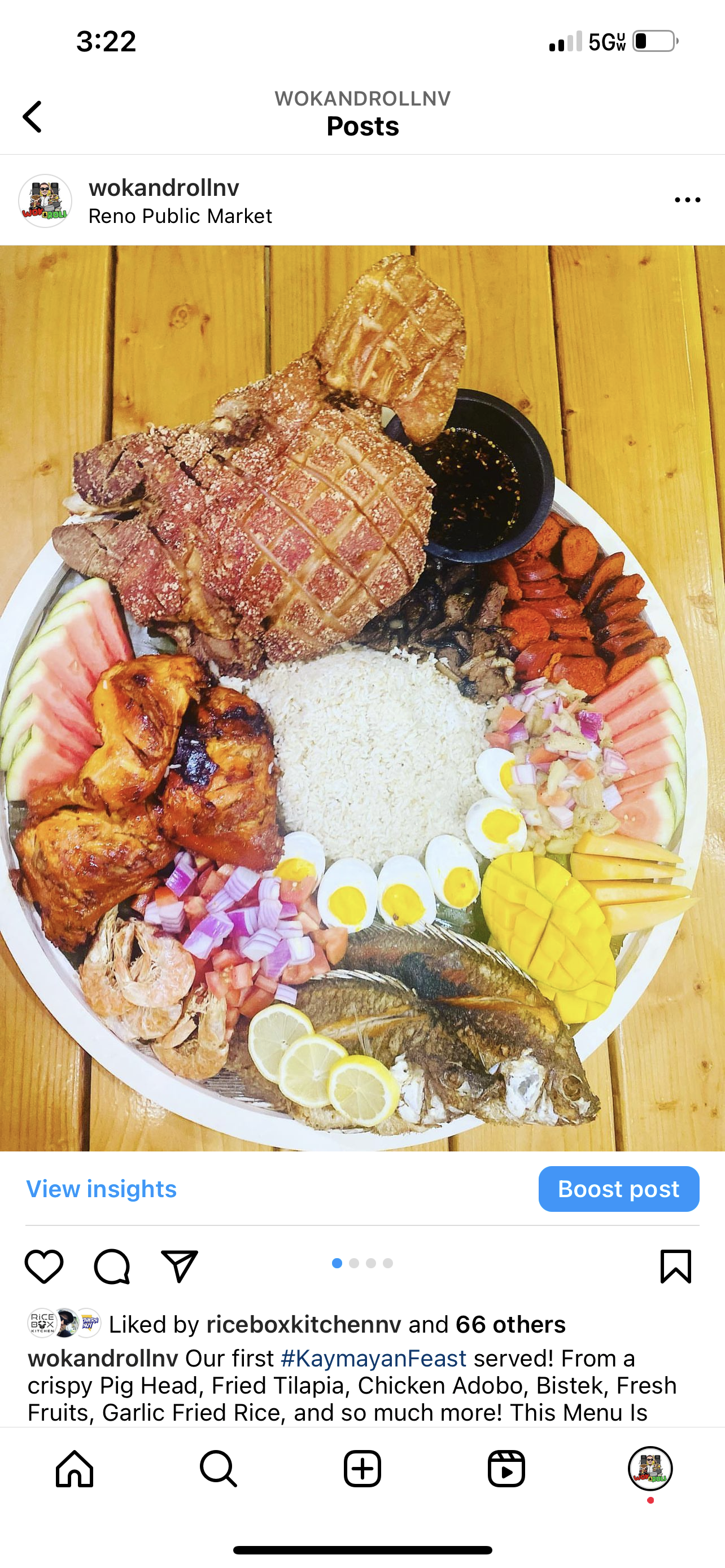 Kamayan Feast Platter For Two