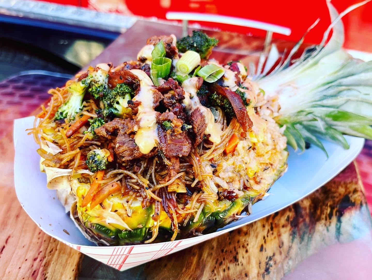 Pineapple Fried Rice Bowl W/ Teriyaki Beef