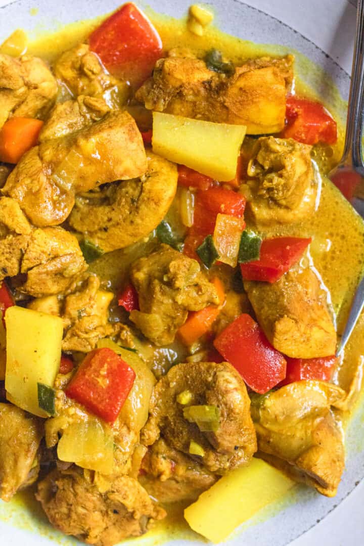 Authentic Jamaican Curry Chicken