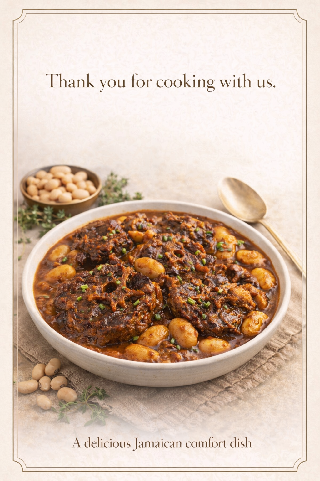 Oxtail & Butterbean: A Jamaican Soul-Stew Classic”