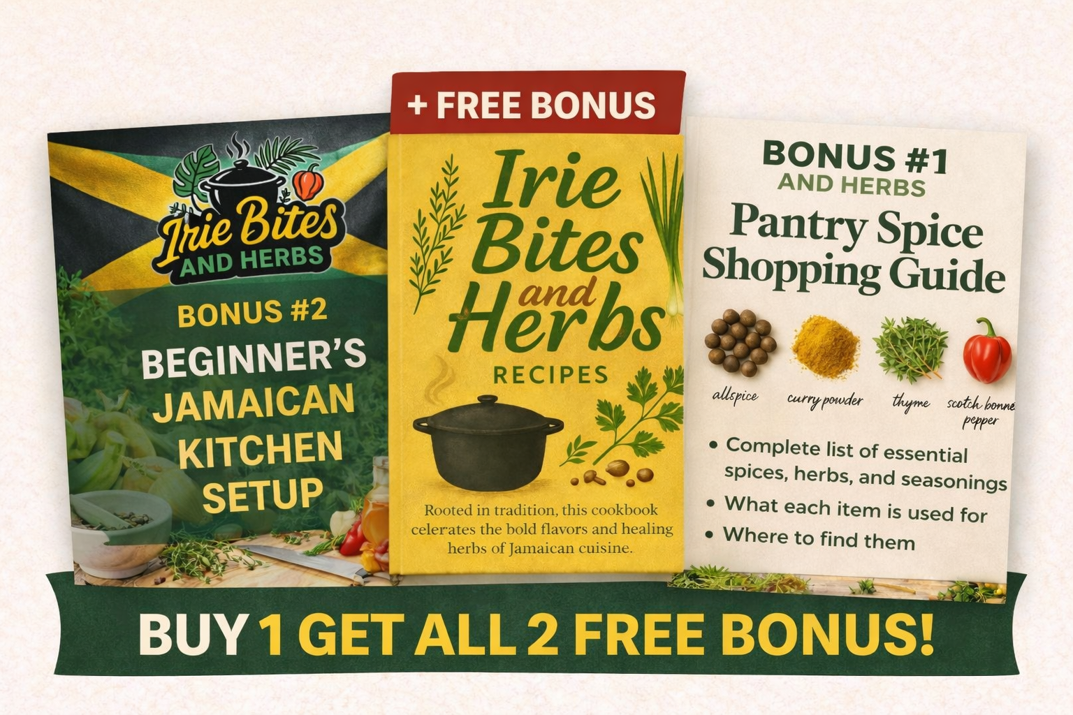 Irie Bites & Herbs: Authentic Jamaican Cooking from the Heart of the Island