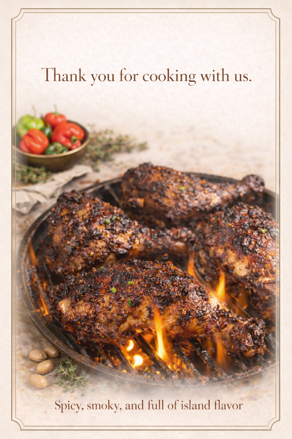 Authentic Jamaican Jerk Chicken