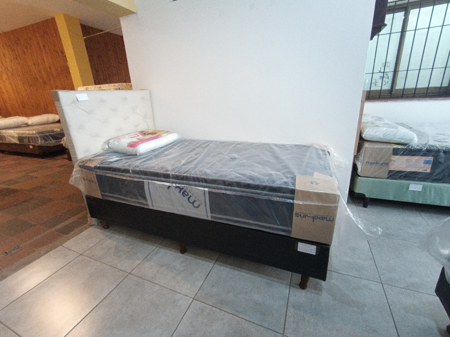 Base Somier una plaza con 2 Cajones.