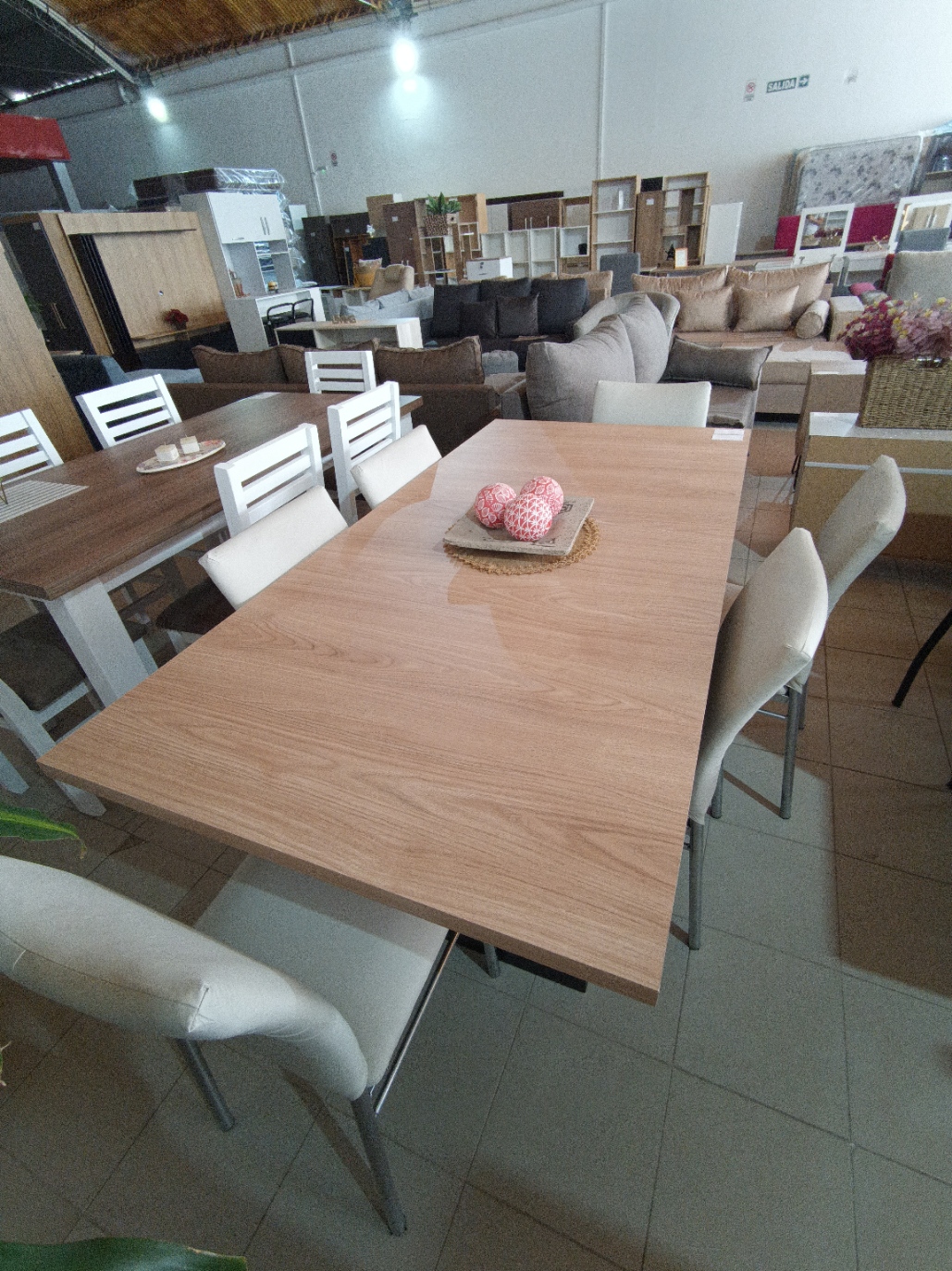 Mesa de madera P/6 personas