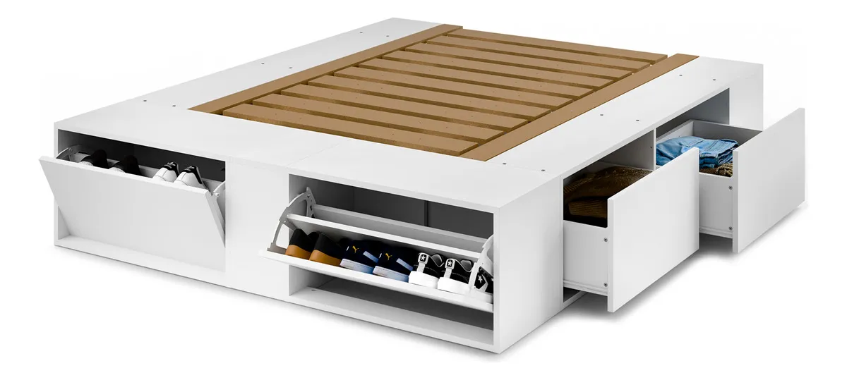 Cama box de dos plazas