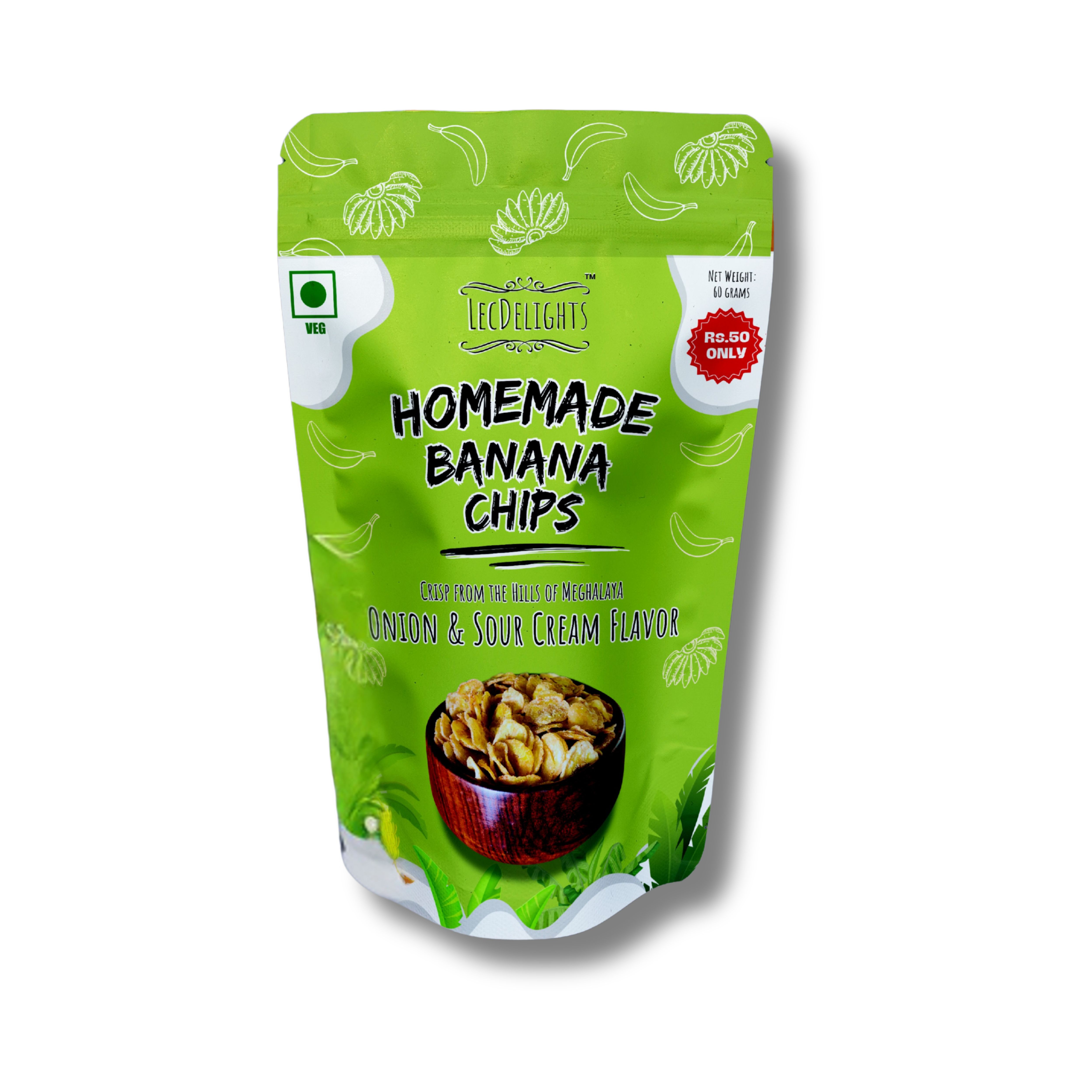 LecDelights Homemade Banana Chips