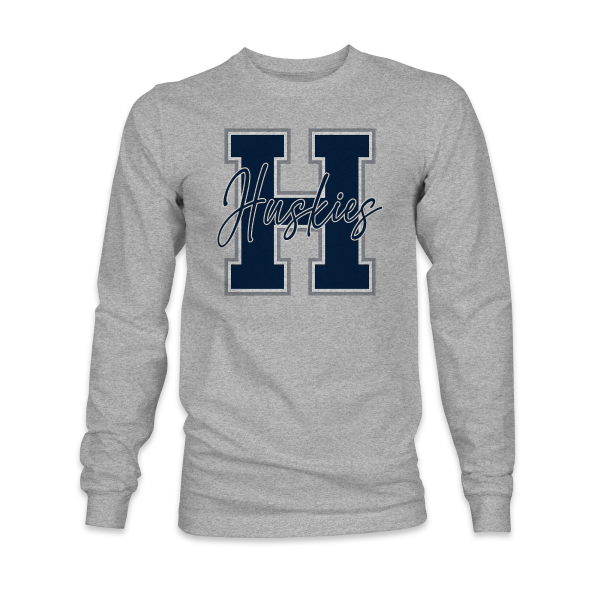 Holly Hill Huskies “H” Long Sleeve Tee
