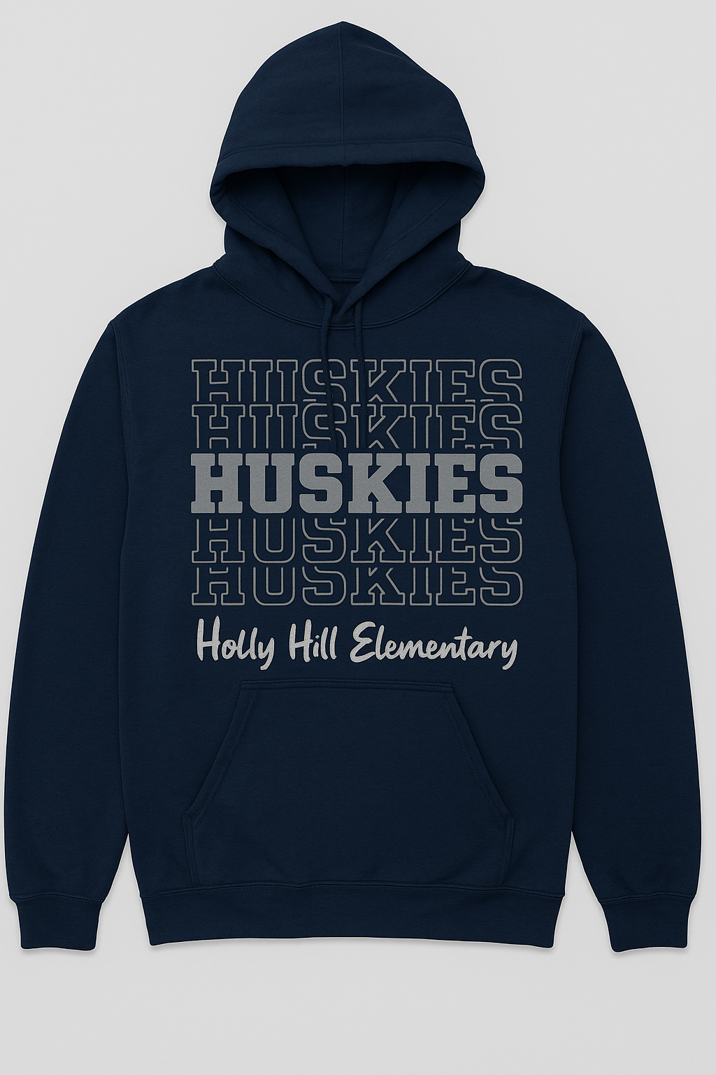Huskies Stacked Hoodie