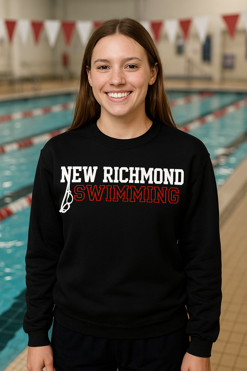 New Richmond "Swim Is All About Good Times!" Sweatshirt