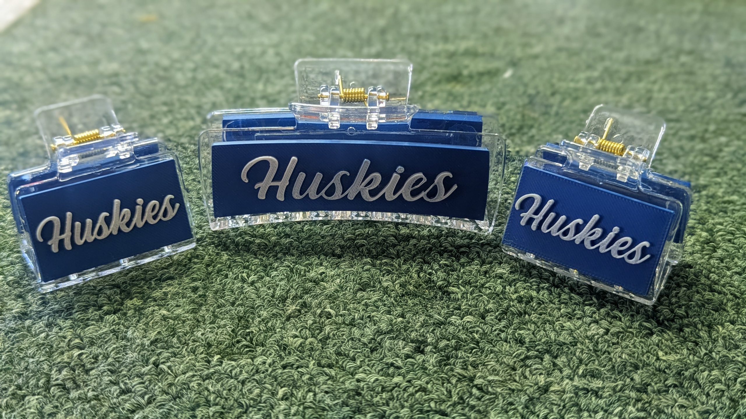 Holly Hill Huskies Hair Clips