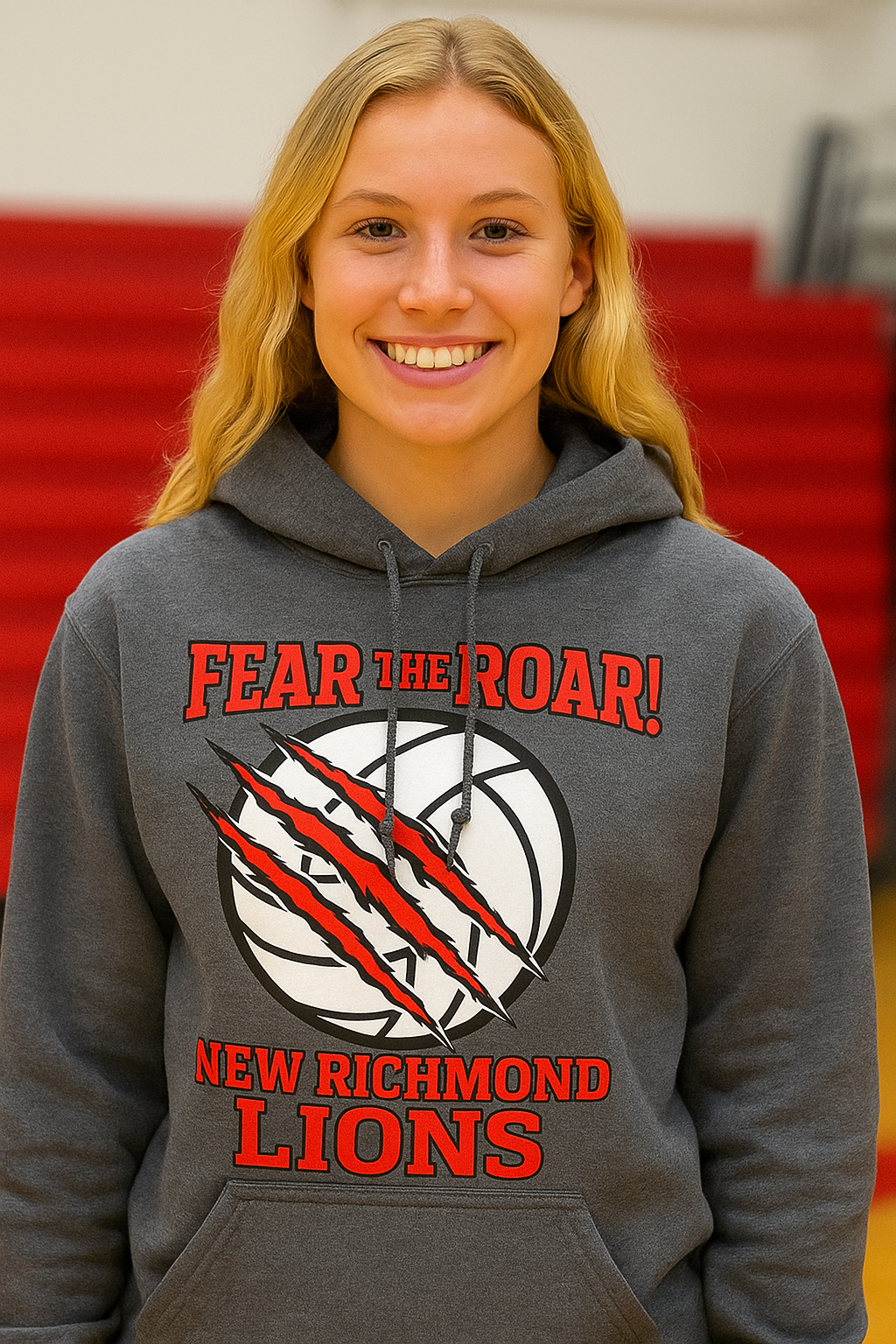 New Richmond Lions roar volleyball Hoodie