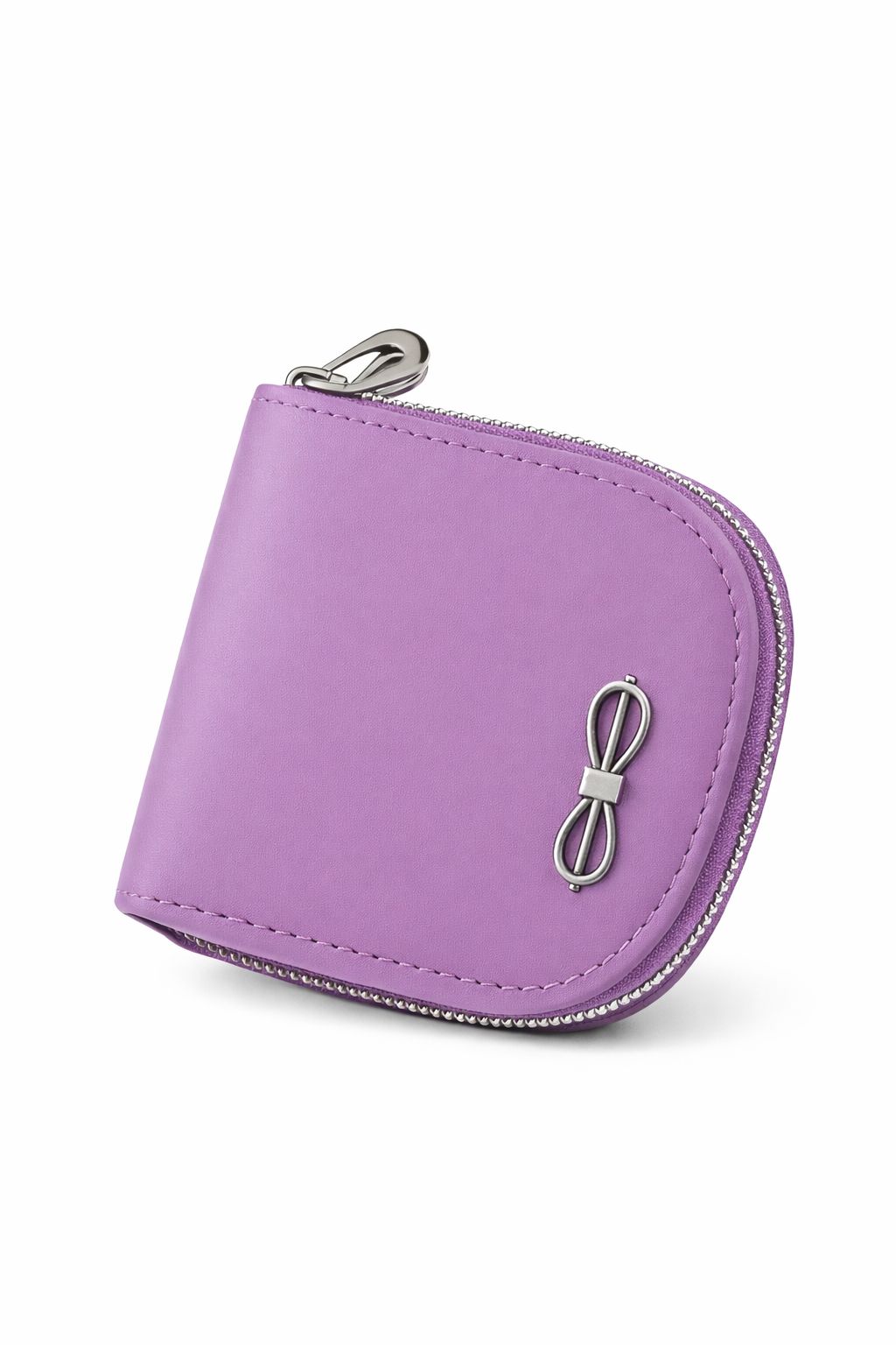 Purple Leather Wallet