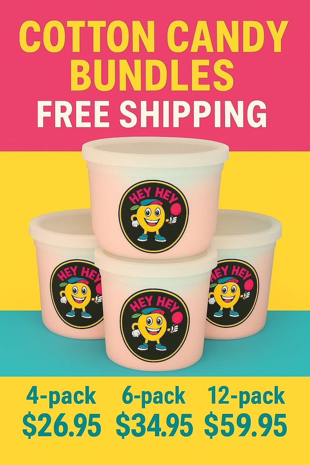 Cotton Candy Bundles-12 Pack