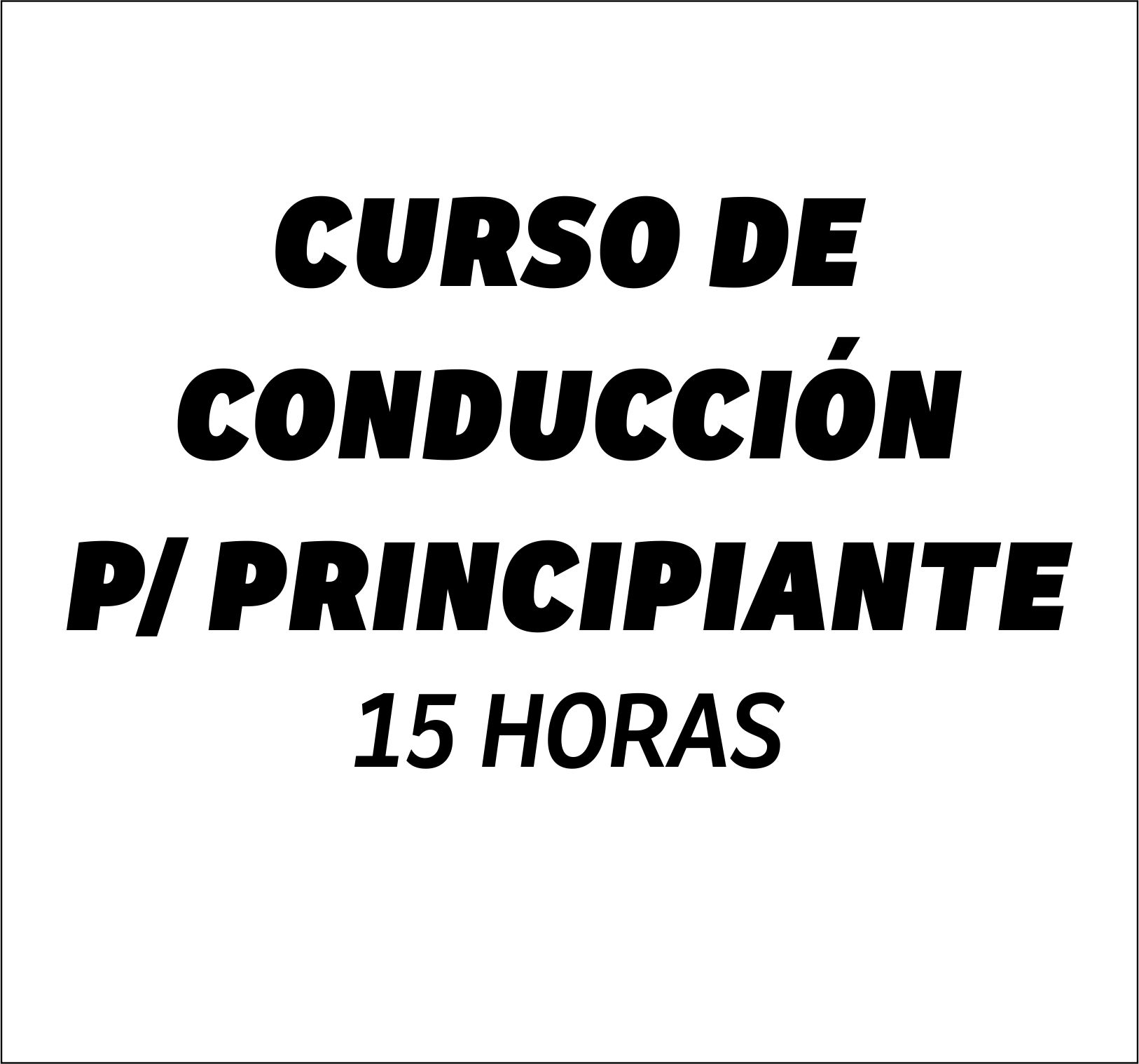 Curso de Conducción para Principiante