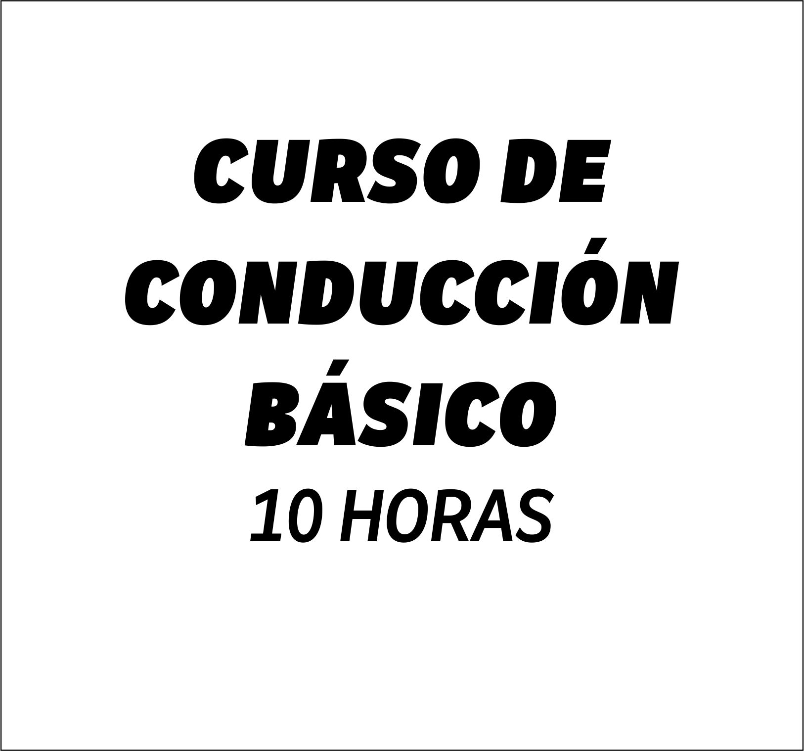 Curso de Conducción Básico