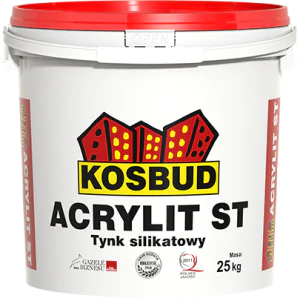 Силікатна штукатурка ACRYLIT-SТ (баранчик, зерно 1,0 - 1,5 - 2,0)