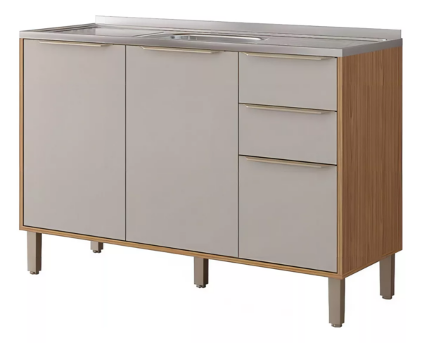 Balcão de Cozinha com Pia Divina