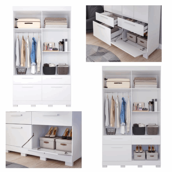 Guarda Roupa 100% MDF Estrela