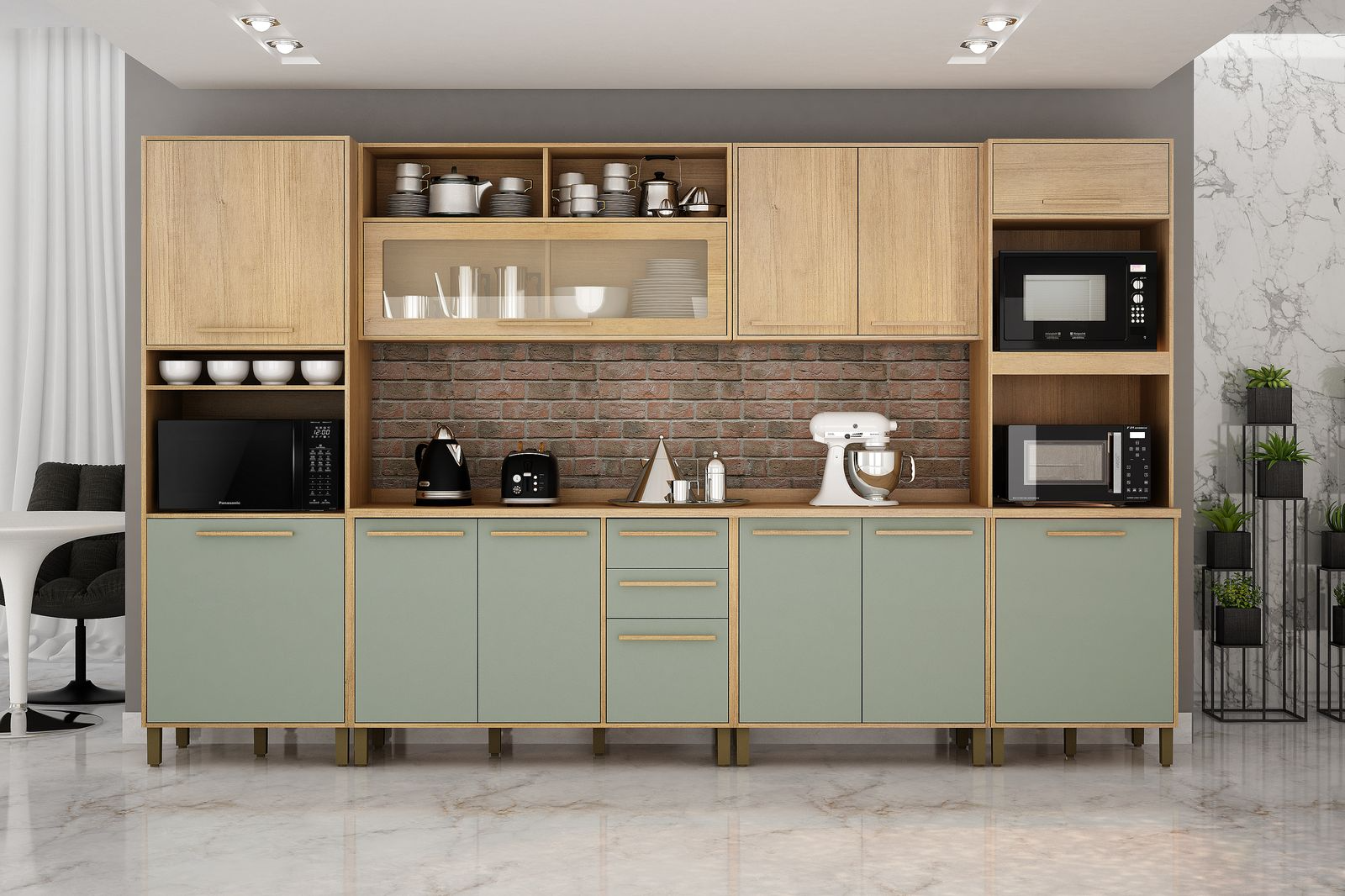 Armário de Cozinha Modulada Kappesberg