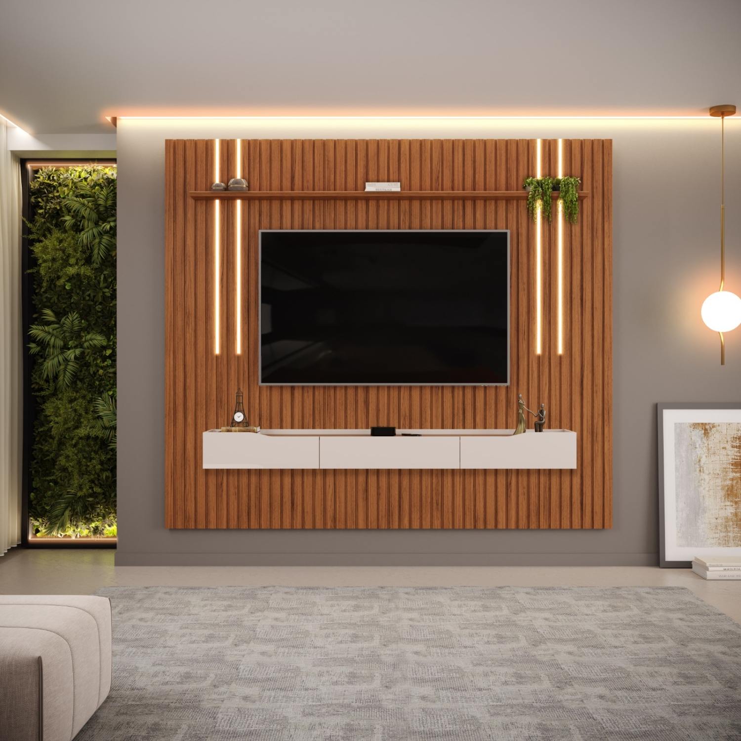 Painel Ripado MDF Egeo