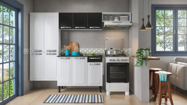 Armário de Cozinha Aço Itatiaia Rose