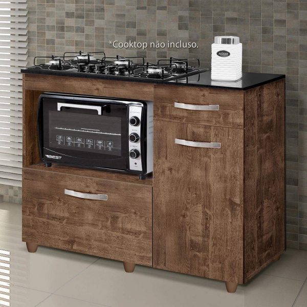 Balcão de Cozinha para Cooktop Violeta