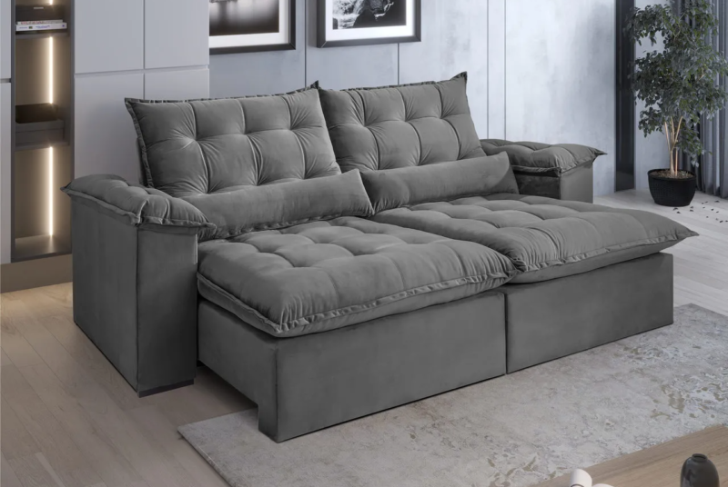 Sofá Retrátil Antonella