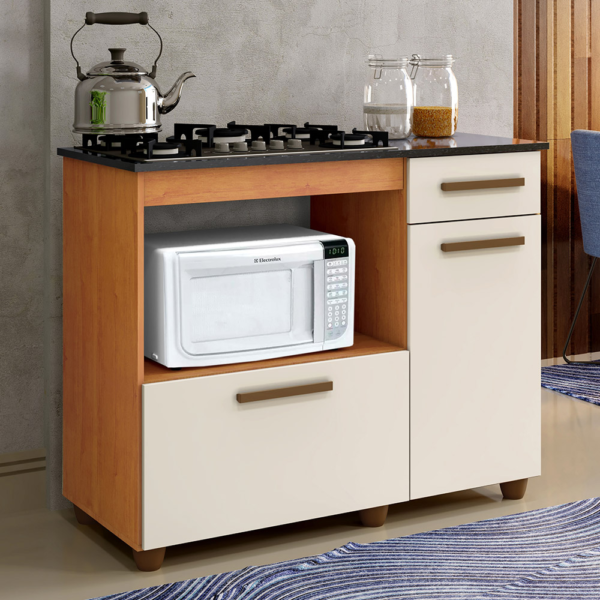 Balcão de Cozinha para Cooktop Violeta