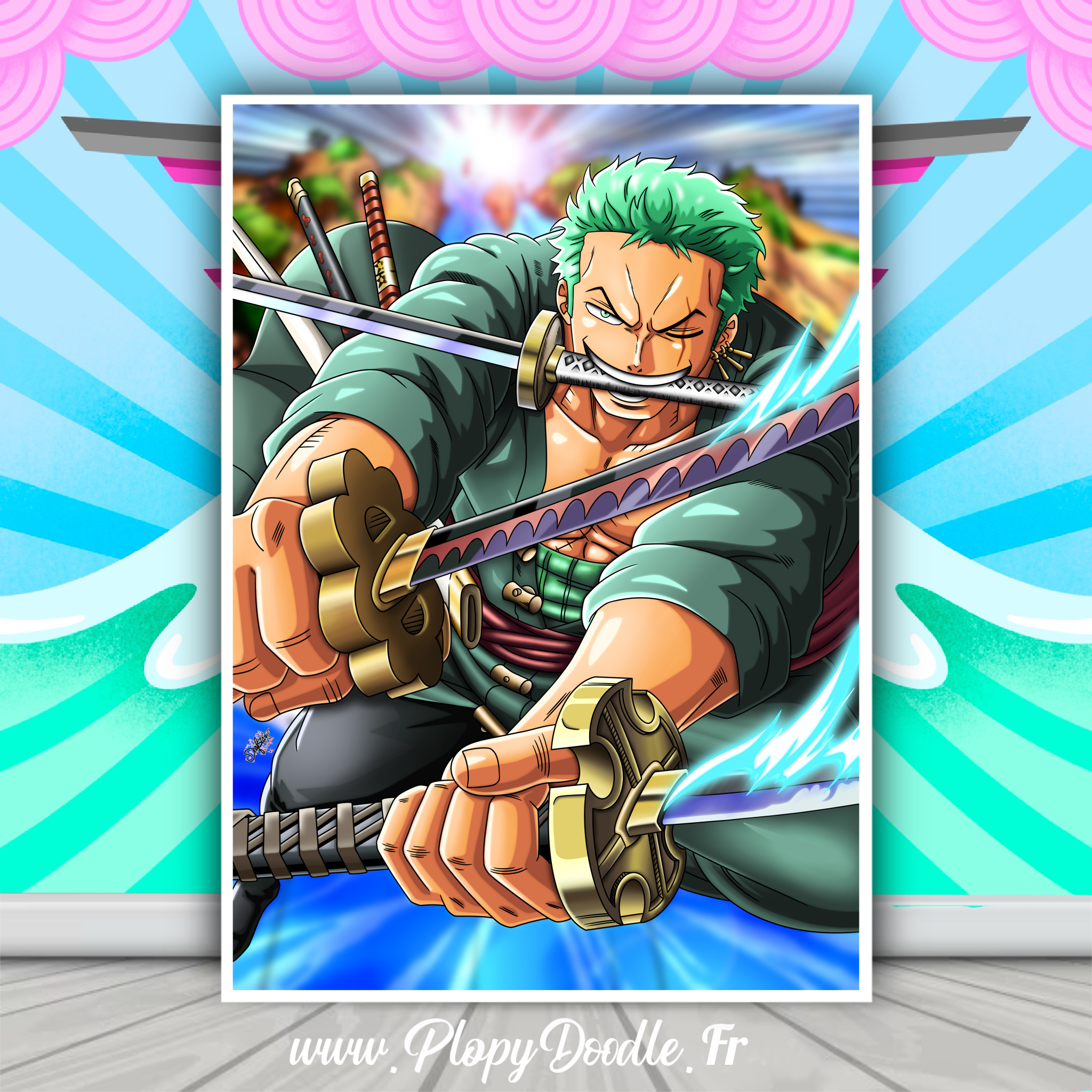 Tranchant tourbillonnant