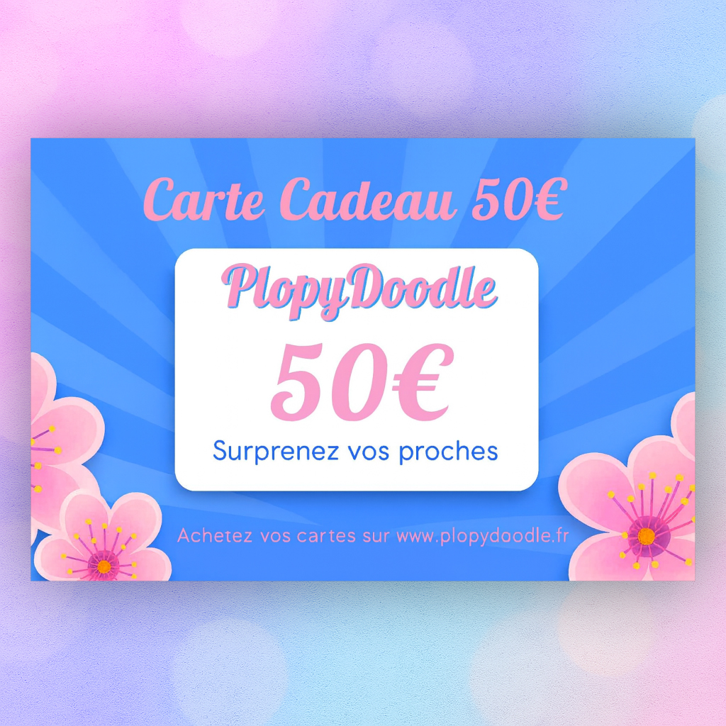 E-Cartes cadeaux Plopy Doodle