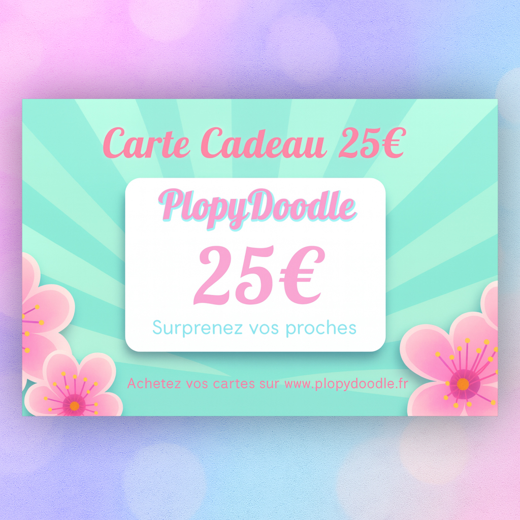 E-Cartes cadeaux Plopy Doodle