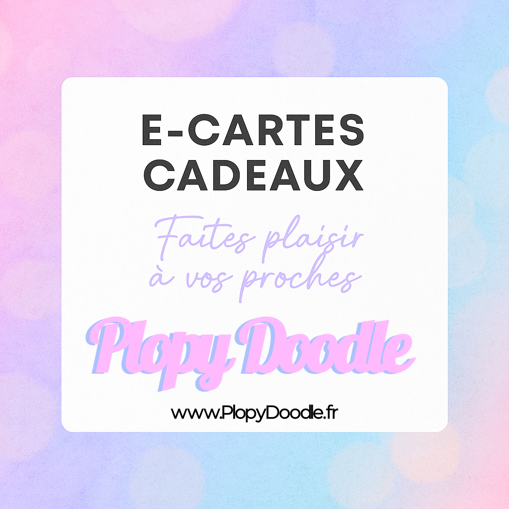 E-Cartes cadeaux Plopy Doodle