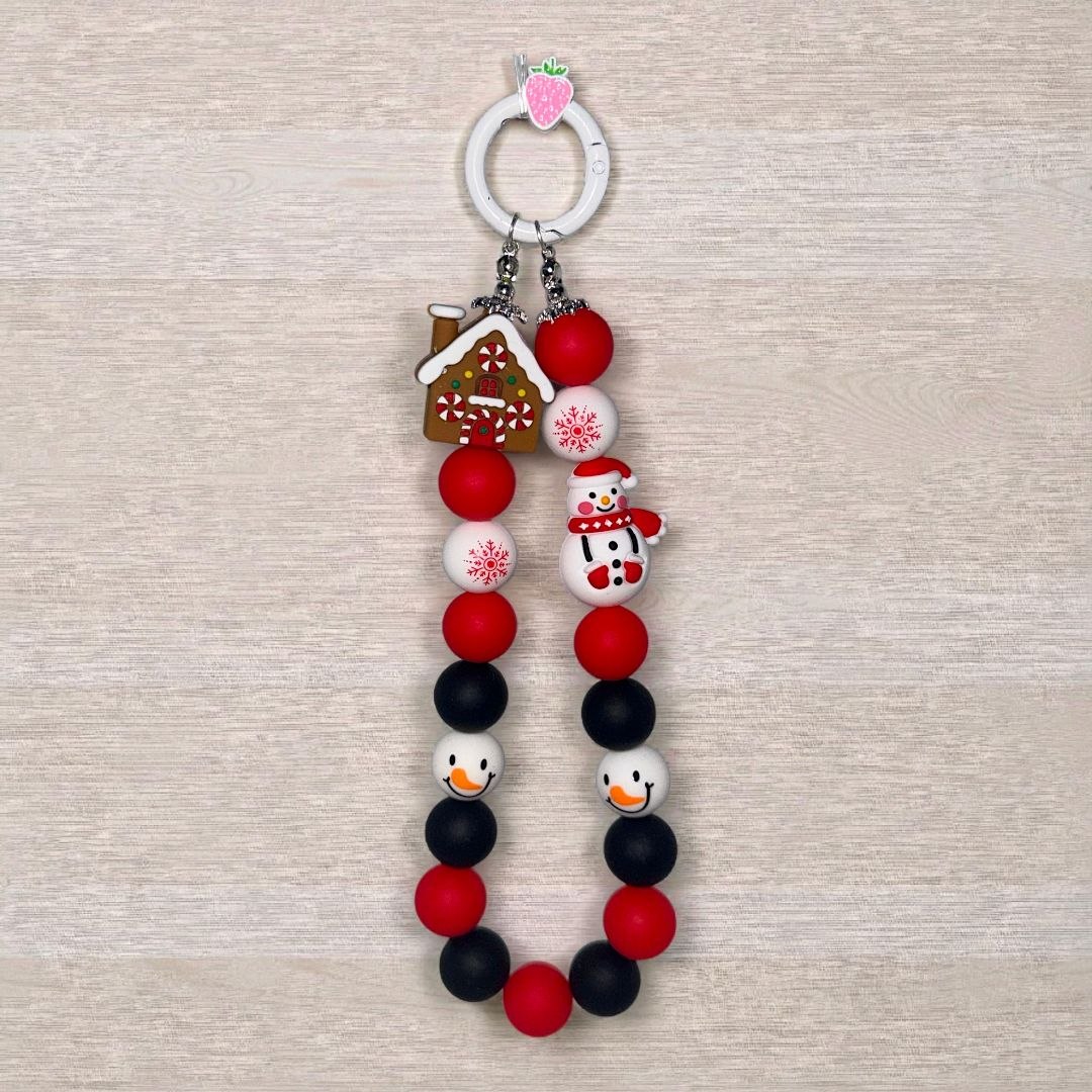 Chaveiro Natalino de Bolinhas