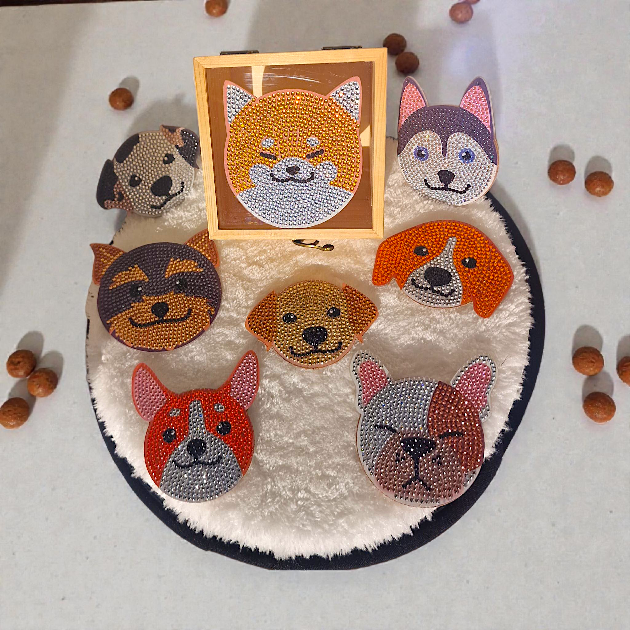 Porta-copos Decorativos de Cachorros