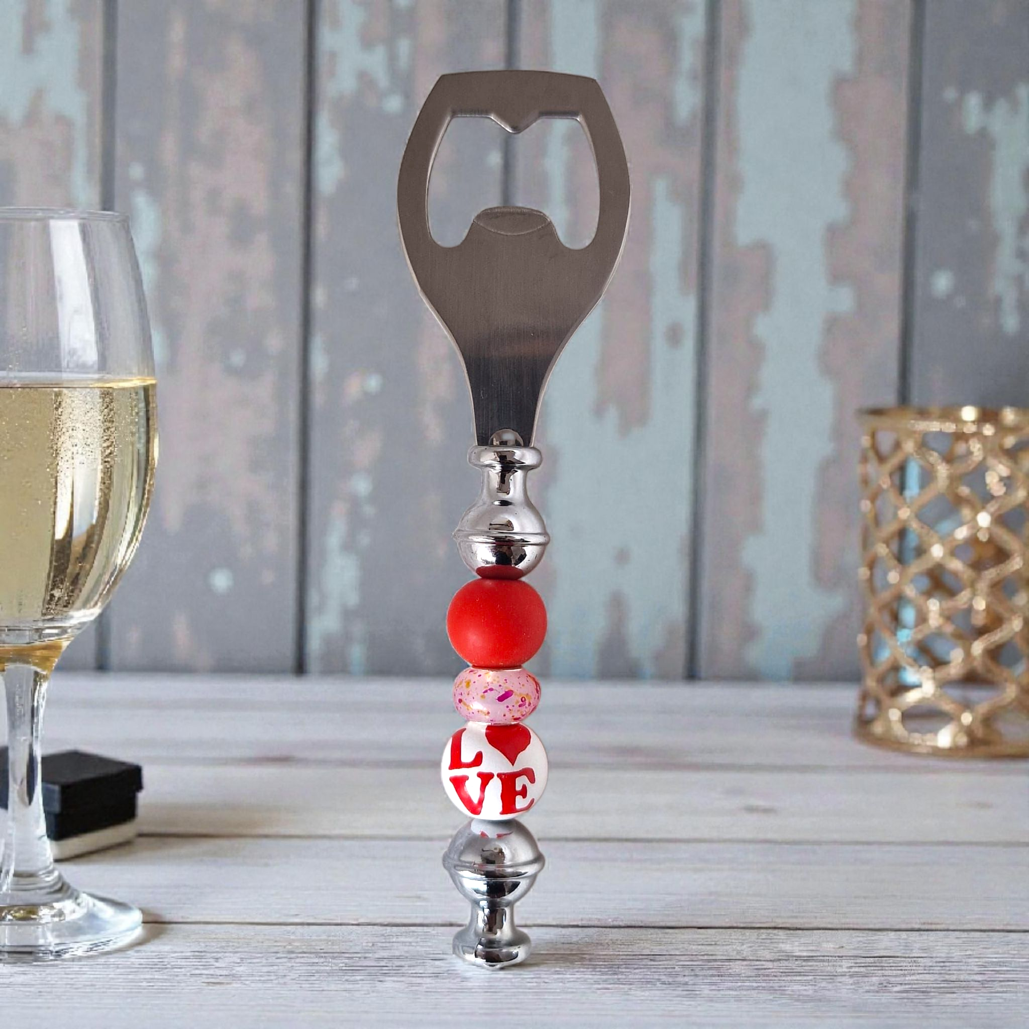 Abridor de garrafas love