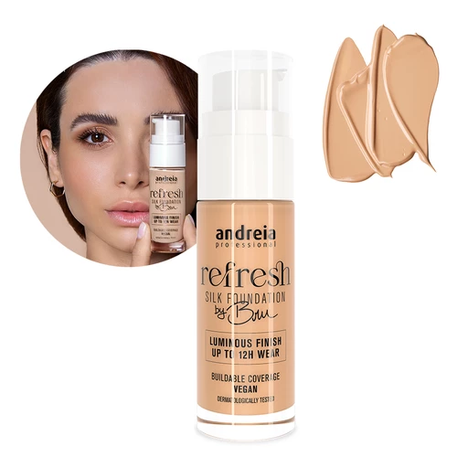 Andreia Refresh Silk Foundation By Bru - 01 Cream