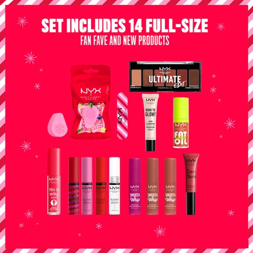 Nyx Pro Makeup Holiday 2023 Pull-To-Open Surprise Gift