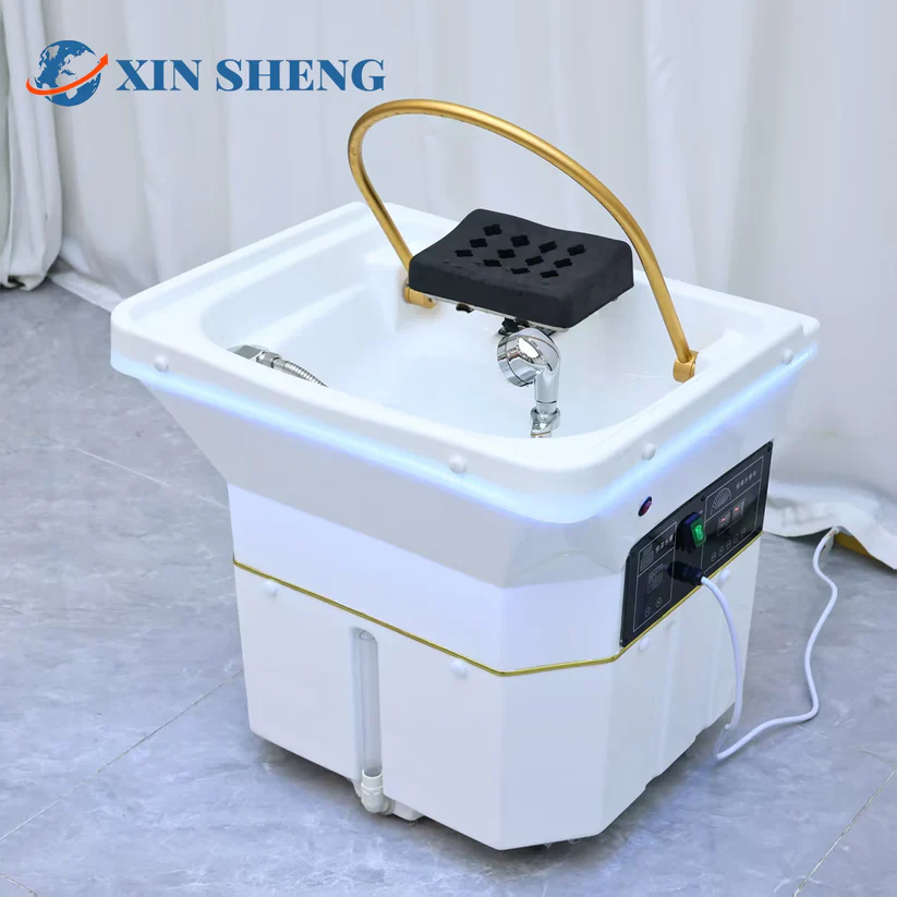 Movable Head Spa Shampoo Basin Hair Washing Sink Salon