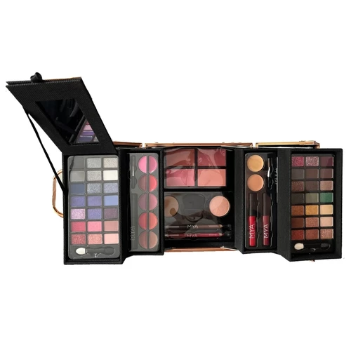 Mya Cosmetics Professional Makeup Case Golden Rose