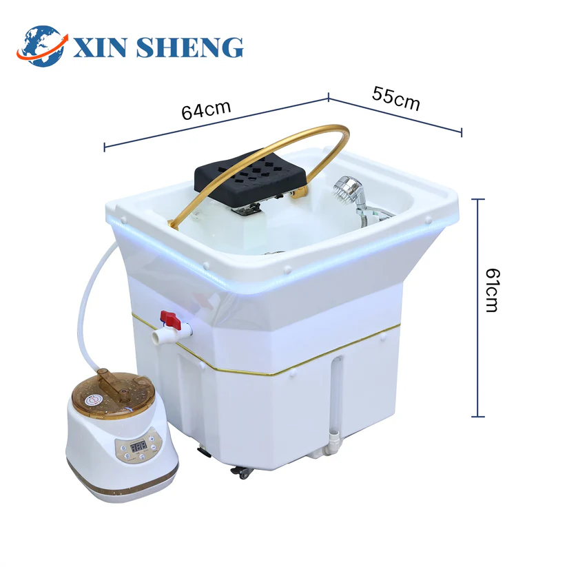 Movable Head Spa Shampoo Basin Hair Washing Sink Salon