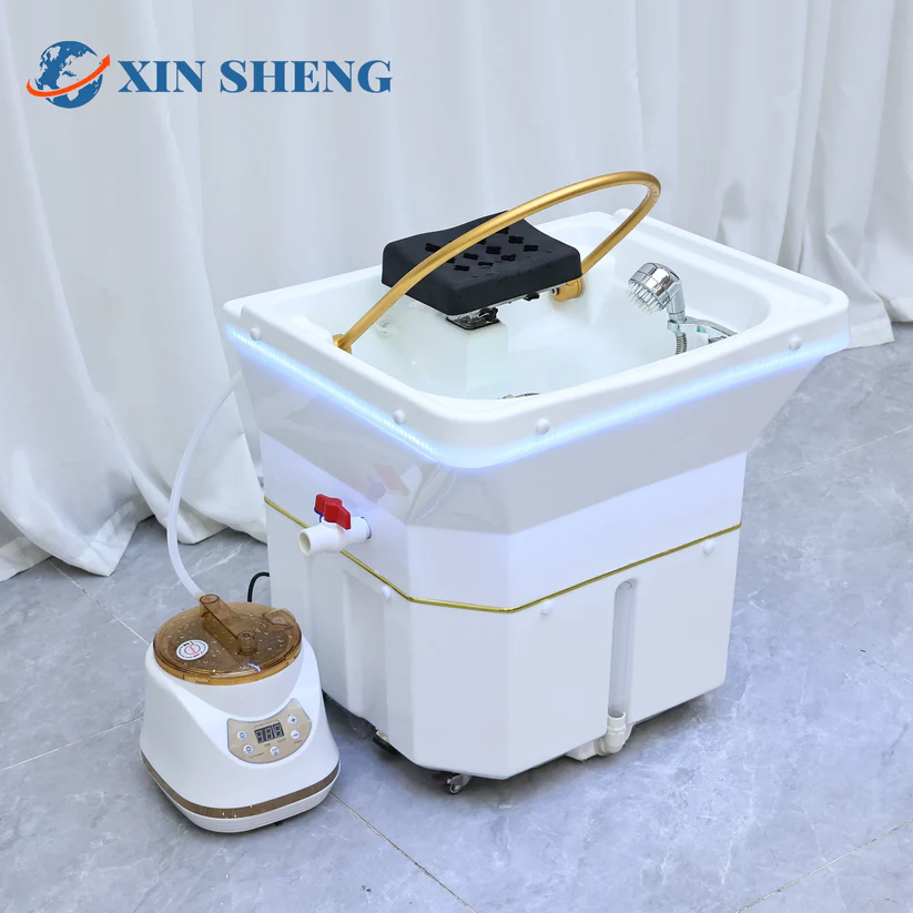 Movable Head Spa Shampoo Basin Hair Washing Sink Salon